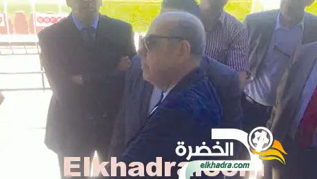 روراوة يعبر عن اعجابه الكبير لملعب مسعود زوقار بالعلمة