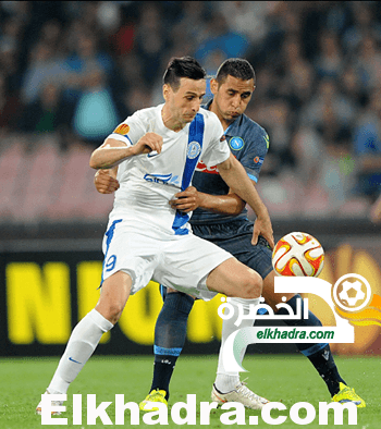 غولام ونابولى يفشلان في حسم ذهاب نصف نهائي الدوري الأوروبي بتعادل أمام دنيبرو