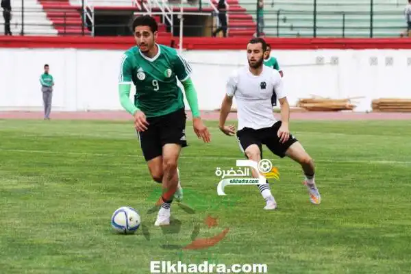 بالصور.. المنتخب الوطني يجري حصة تدريبية بملعب مصطفى تشاكر بالبليدة