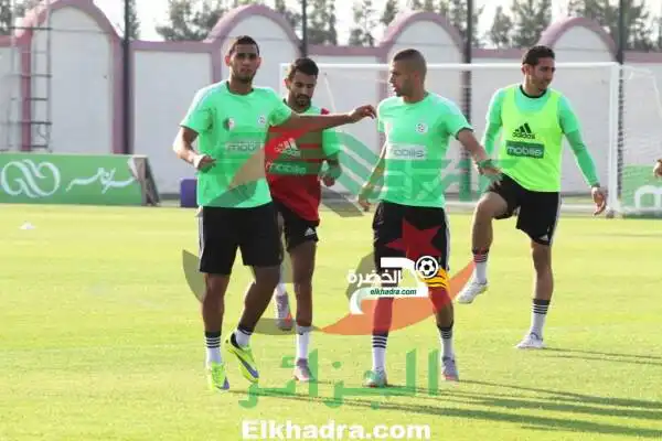 بالصور.. المنتخب الوطني يجري حصة تدريبية في بداية التربص الثاني استعدادا للسيشيل