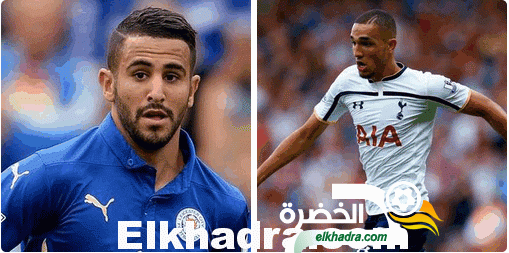 مباراه توتنهام وليستر سيتي  والقنوات الناقلة اليوم 22-8-2015 Mahrez vs Bentaleb