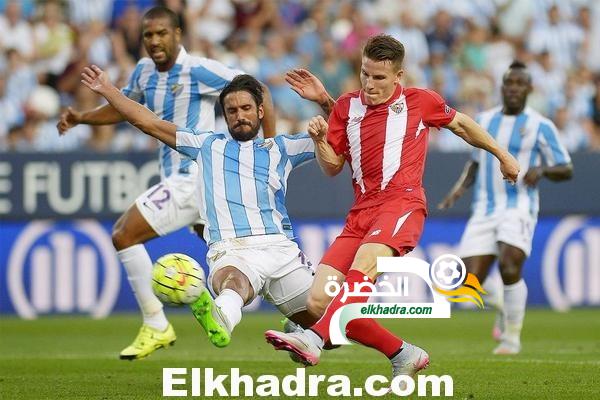 ملقا يتعادل مع إشبيلية بدون أهداف في أولى مباريات الدوري الاسباني