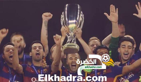 برشلونة يتوج بالسوبر الأوروبي في مباراة مجنونة ضد إشبيلية