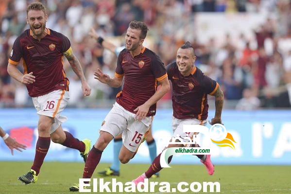 روما يفوز يوفنتوس بهدفين مقابل هدف في الجولة الثانية من الدوري الايطالي