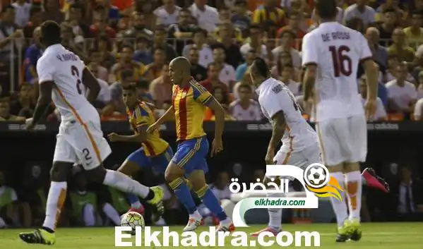 فيغولي هداف مع فالنسيا ويسقط بثلاثية امام روما الايطالي
