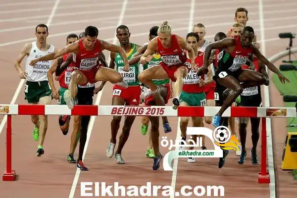 الثنائي الجزائري طابتي وبوشيشة يتذيلان ترتيب نهائي 3000م موانع الرجال