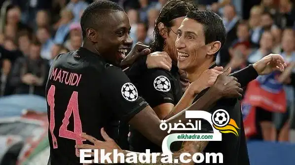 باريس سان جيرمان يفوز على مالمو السويدي بهدفي دي ماريا و كافاني