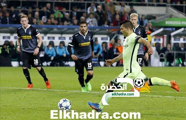 مانشستر سيتي يفوز على بروسيا مونشنجلادباخ بهدفين لهدف