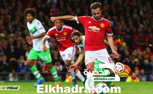 مانشستر يونايتد يحقق اول فوز في دوري ابطال اوروبا على فولفسبورج الالماني 1