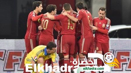 اسبانيا تفوز على أوكرانيا في ختام تصفيات يورو 2016 12