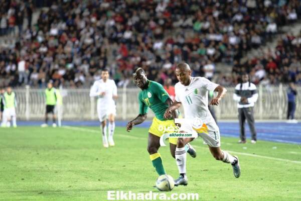 صور مباراة الجزائر والسنغال 1-0 الودية