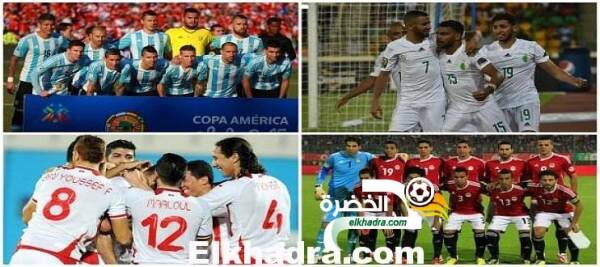 المنتخب الجزائري يواصل تربعه على عرش الكرة العربية و الافريقية