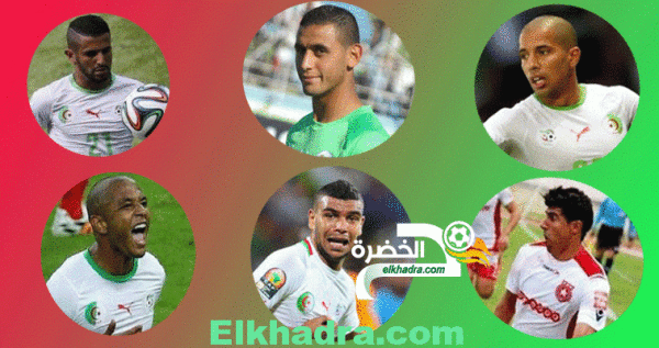 6 من نجوم الخضر على لائحة المرشحين للتنافس على جائزة أحسن لاعب إفريقي