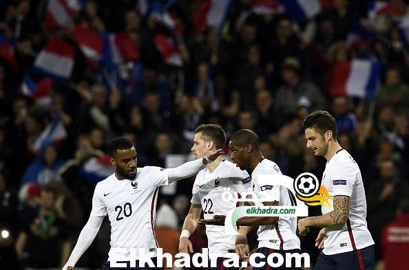 فرنسا تتغلب على الدنمارك بهدفين لهدف