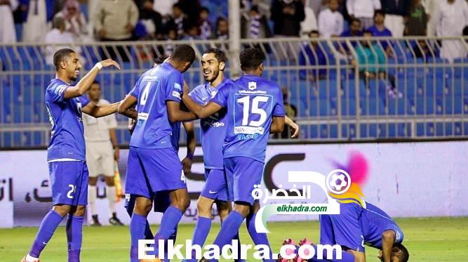 الهلال يفوز بـ7 اهداف على الخليج في الجولة الثامنة من الدوري السعودي 1