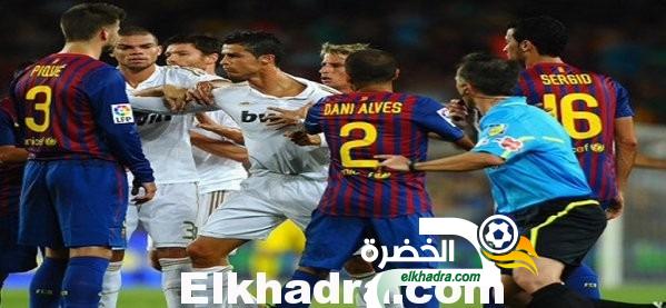 رسمياً : معلقوا الكلاسيكو بين ريال مدريد وبرشلونة الأحد
