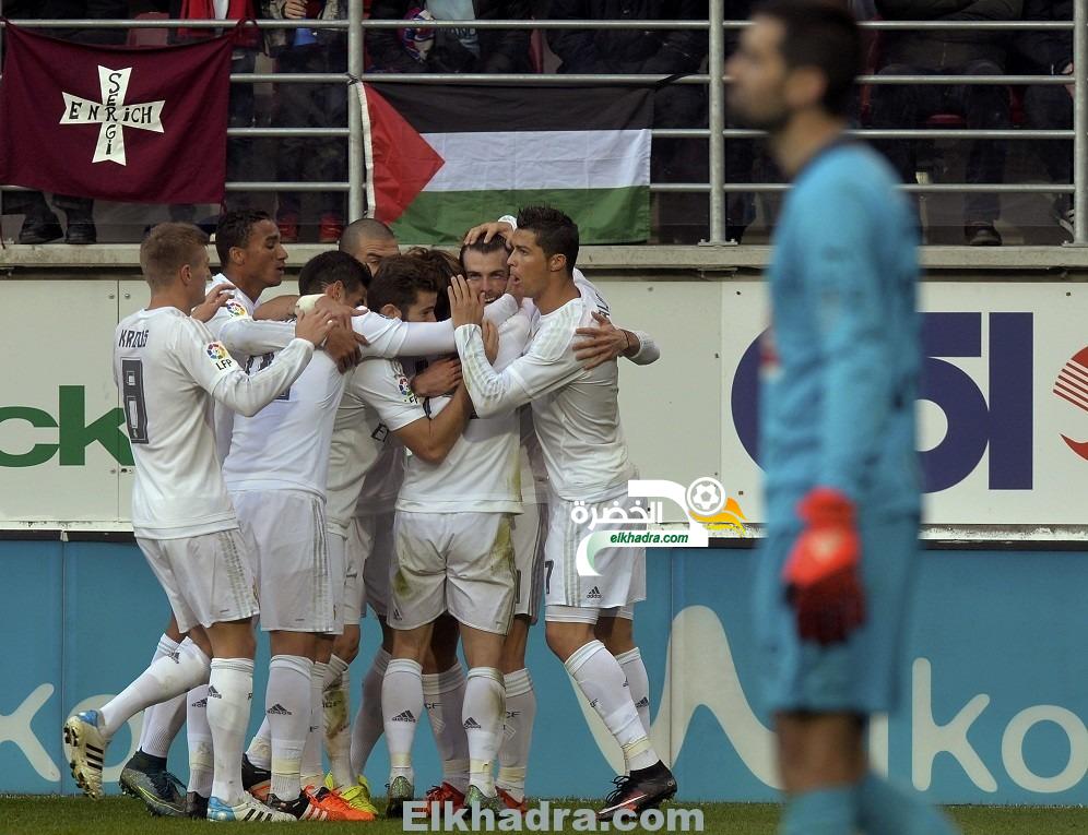 بالفيديو.. في الليغا، ريال مدريد يتفوق على إيبار بهدفي غاريث بيل وكريستيانو رونالدو 1