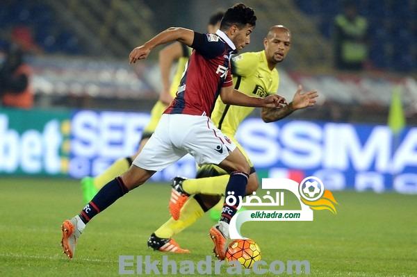 تايدر اساسي و بولونيا يتعادل مع  لاتسيو في الدوري الايطالي