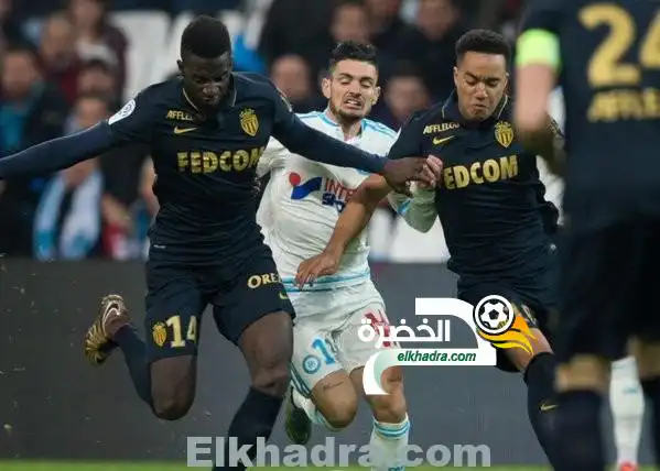 الدوري الفرنسي: مارسيليا يتعادل مع موناكو 3 – 3 في مباراة مثيرة