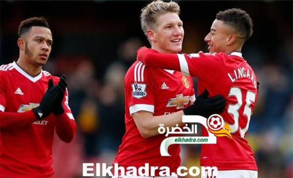 مانشستر يونايتد لصدارة الدوري الانجليزي مؤقتا بفوز صعب على واتفورد