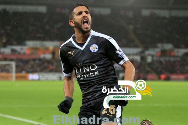 محرز يُنافس أوزيل ولوكاكو على جائزة أحسن لاعب في الدوري الإنجليزي لشهر ديسمبر