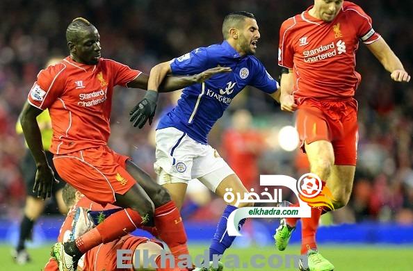 محرز و ليستر متصدران للدوري الانجليزي رغم الهزيمة امام ليفربول