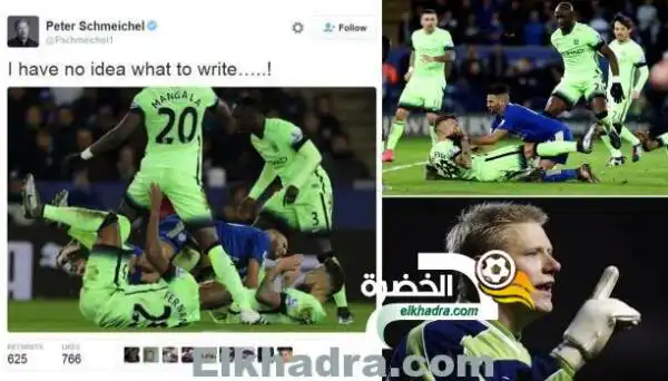 بيتر شمايكل حارس مانشستر يونايتد التاريخي..ينتقد “العنف” ضد الجزائري محرز