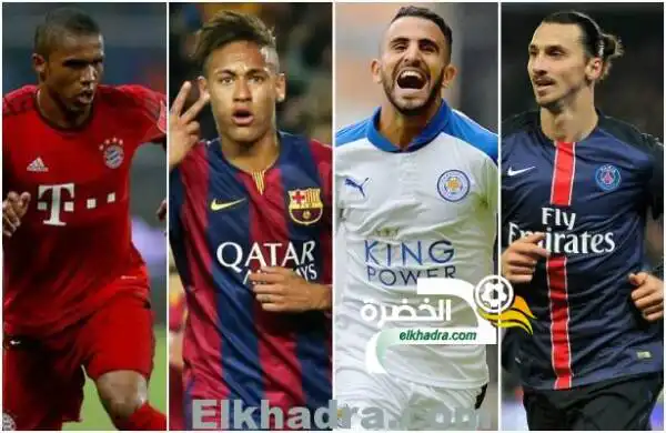 رياض محرز تاسع أفضل لاعب على مستوى أوروبا