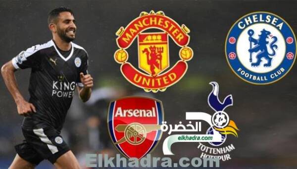 رياض محرز محل صراع عمالقة الدوري الإنجليزي