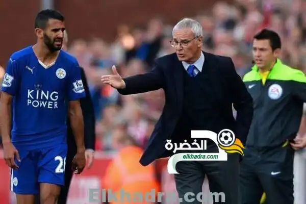 رانييري يعفي محرز من تنفيذ ركلات الجزاء