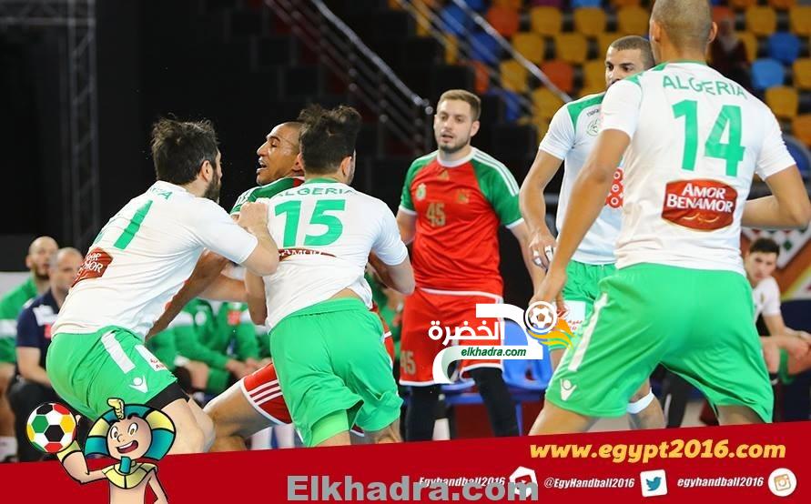 ترتيب مجموعة الجزائر في كأس إفريقيا لكرة اليد 2016 1