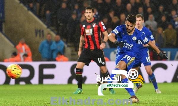 محرز يضيع ضربة جزاء و يهدي أرسنال صدارة الدوري الانجليزي