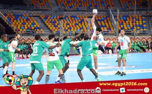 كأس إفريقيا 2016 كرة اليد : فوز الجزائر على نيجيريا بنتيجة 31-23