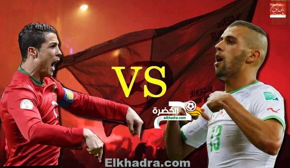 المنتخب الجزائري ضد المنتخب البرتغالي في مباراة ودية مارس المقبل 19