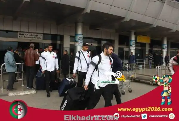 المنتحب الوطني لكرة اليد رجال في مصر لخوض منافسات كأس أمم أفريقيا