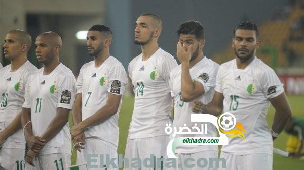 المنتخب الجزائري يتراجع بـ8 مراتب ويحتل المركز الـ 36 عالمياً فى تصنيف الفيفا 8