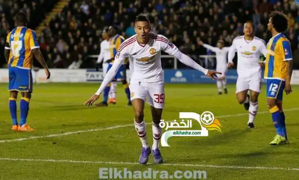 مانشستر يونايتد يفوز على شروسبري ويواصل مشواره بكأس الاتحاد الإنجليزي