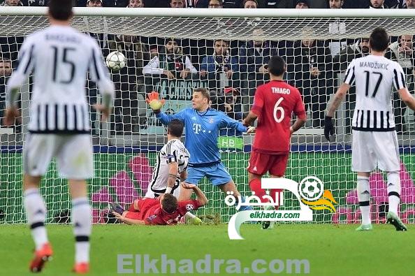 يوفنتوس يتعادل مع بايرن ميونيخ 2-2 في ذهاب دوري أبطال أوروبا