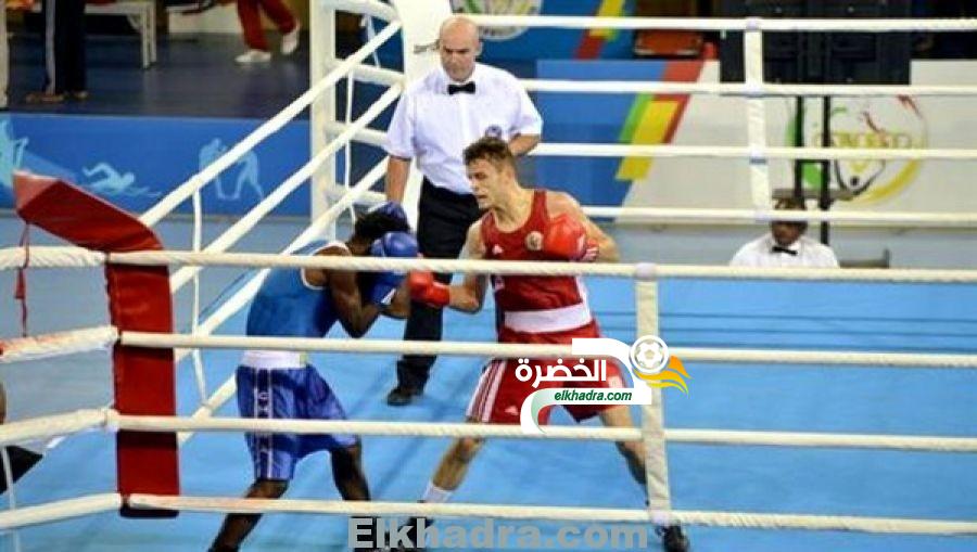 تاهل الملاكم رضا بعزيز (60 كلغ) للدور نصف النهائي من الدورة التاهيلية للالعاب الاولمبية 2016 1