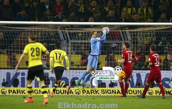 بايرن ميونيخ يتعادل سلبيا مع بروسيا دورتموند و يحافظ على فارق الخمس نقاط