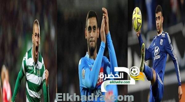 سليماني وغولام وغزال ضمن التشكيلة المثالية لأفارقة أوروبا