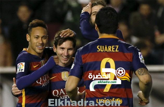 هاتريك ميسي يقود برشلونة لسحق فايكانو ويحطم رقم ريال مدريد القياسي 6