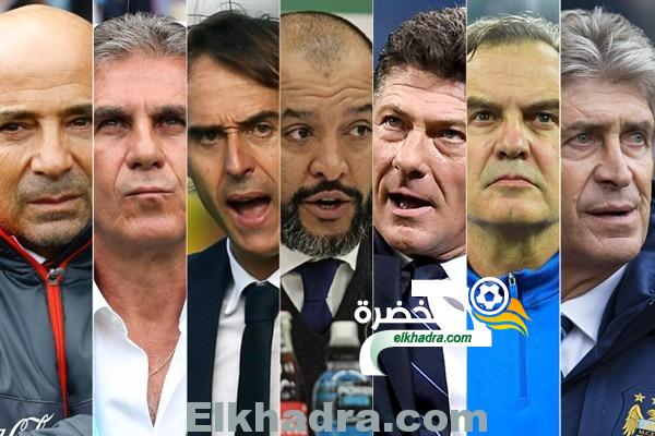سبعة مدربين “عالميين” في سباق مفتوح  لقيادة المنتخب الجزائري
