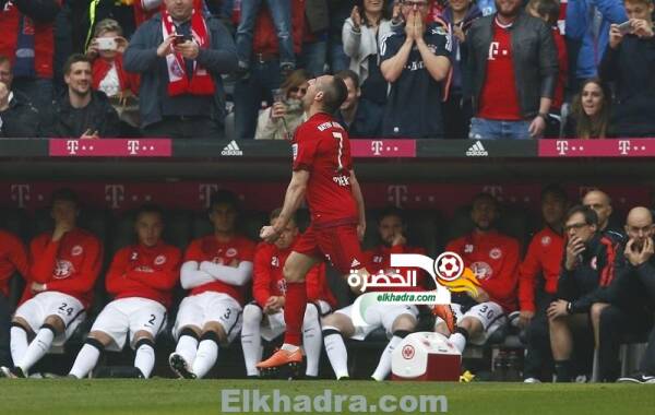 الدوري الألماني : ريبري يقود بايرن ميونيخ إلى الفوز على ضيفه فرانكفورت