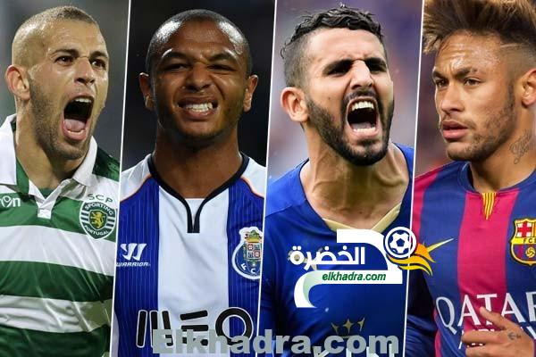 نايمار يشجّع محرز، براهيمي وسليماني!