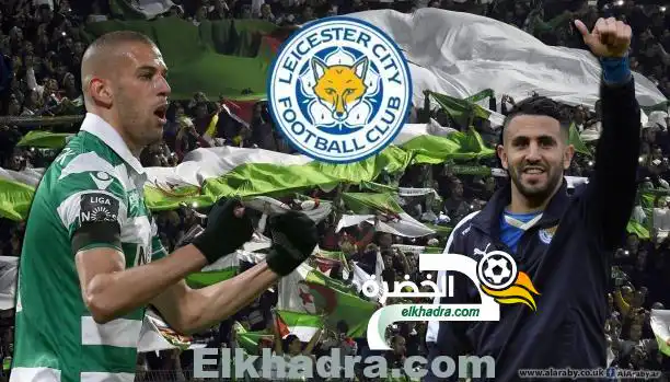 محرز وسليماني يقودان ليستر سيتي أمام مانشستر يونايتد