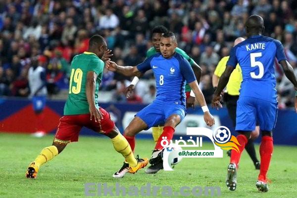 منتخب فرنسا يفوز على نظيره الكاميروني 3-2