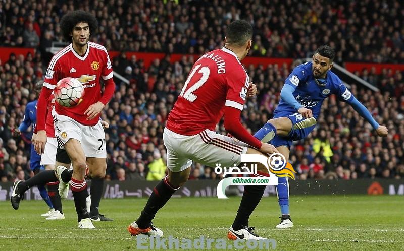 مانشستر يونايتد يرفض احتفال ليستر سيتي باللقب في الأولد ترافورد ويفرض عليه التعادل 1-1