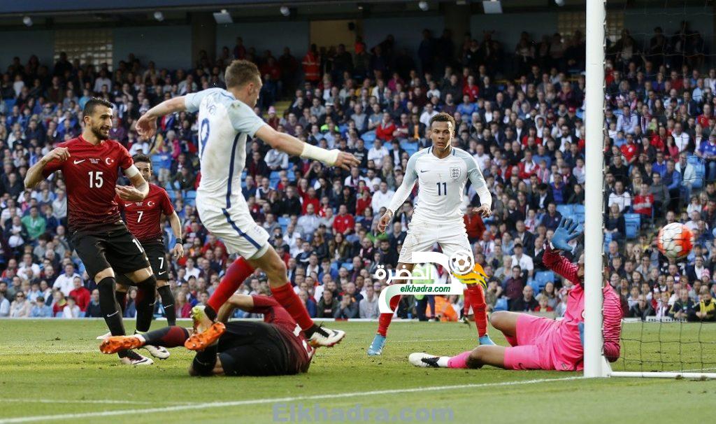 يورو 2016 : فاردي يقود إنجلترا للفوز على تركيا ودياً