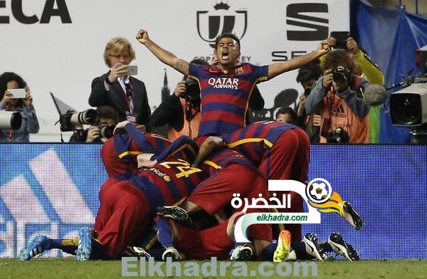 برشلونة بطل كاس ملك اسبانيا للمرة الــ 28 في تاريخه